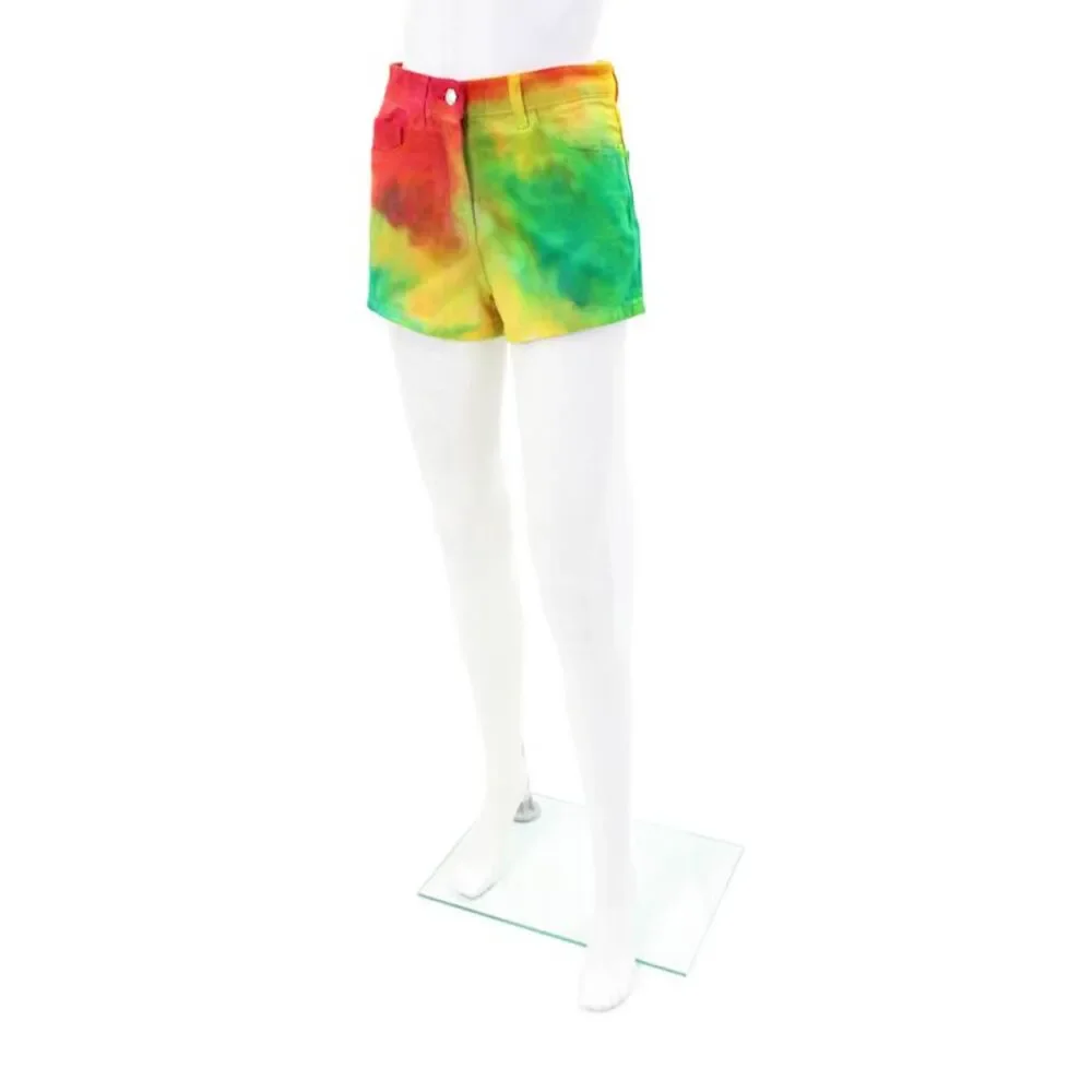 IreneIsGood Women's Button Closure Five Pocket Multicolor Shorts Size XS